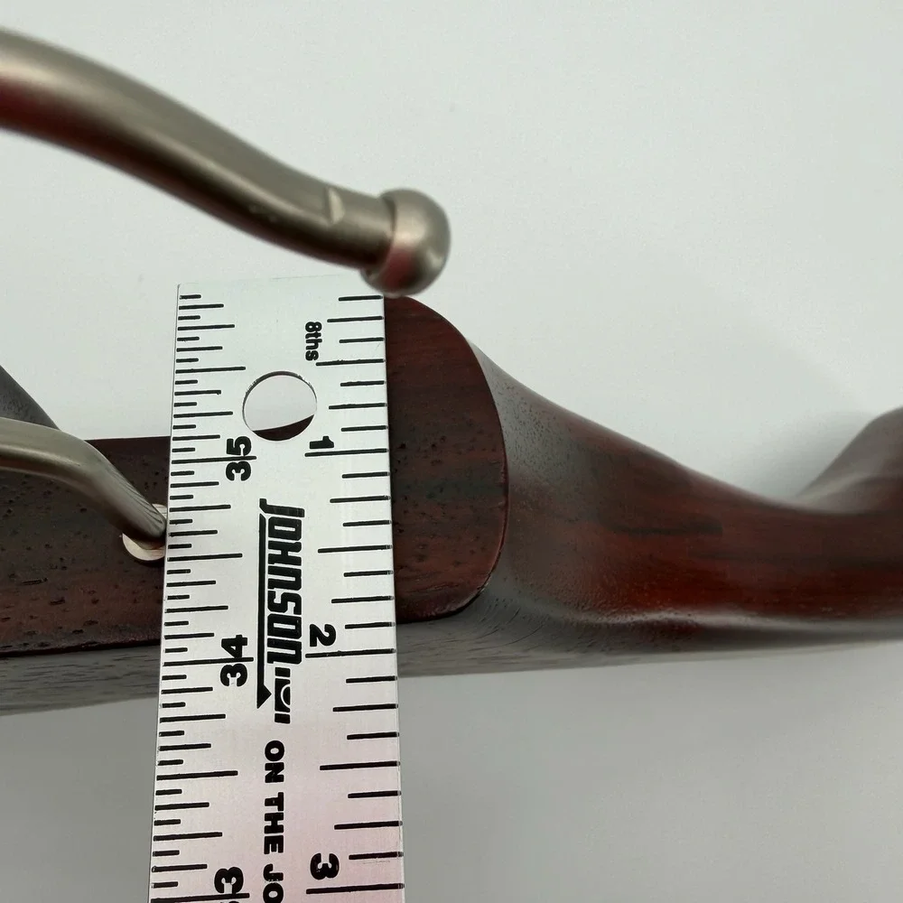 Butler Luxury Tailor Made Suit Hanger Wooden Velvet Trouser Bar Wide Shoulder